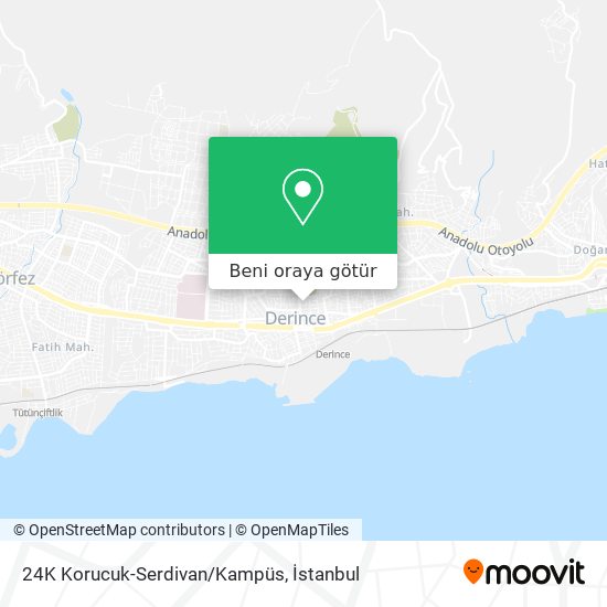 24K Korucuk-Serdivan/Kampüs harita