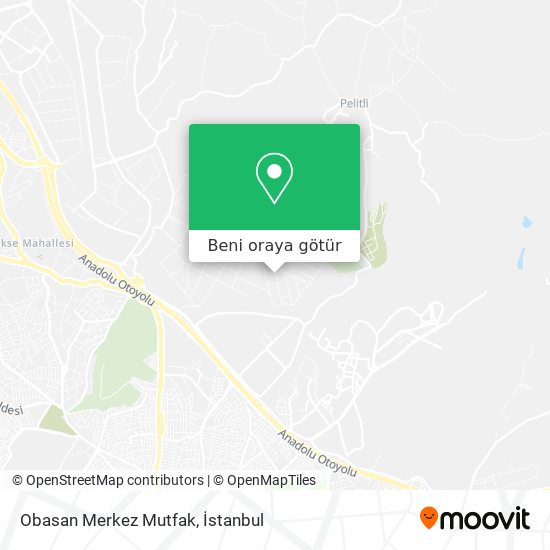 Obasan Merkez Mutfak harita
