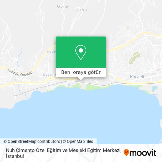 Nuh Çimento Özel Eğitim ve Mesleki Eğitim Merkezi harita
