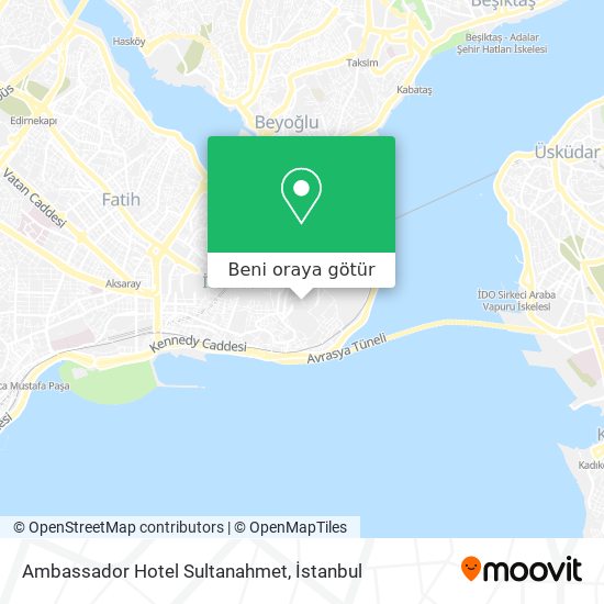 Ambassador Hotel Sultanahmet harita