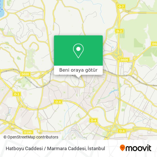Hatboyu Caddesi / Marmara Caddesi harita