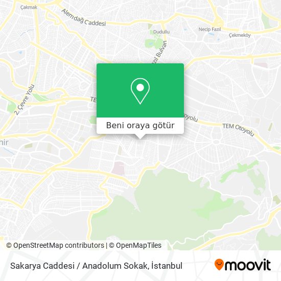 Sakarya Caddesi / Anadolum Sokak harita