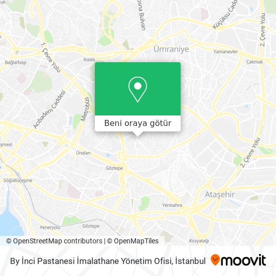 By İnci Pastanesi İmalathane Yönetim Ofisi harita