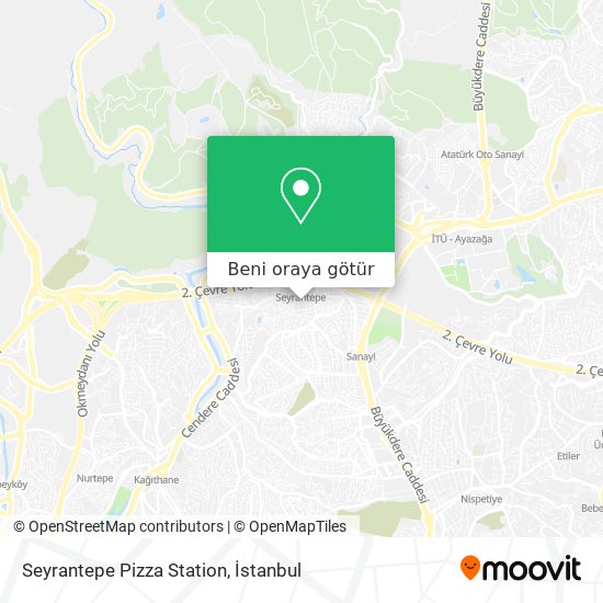 Seyrantepe Pizza Station harita