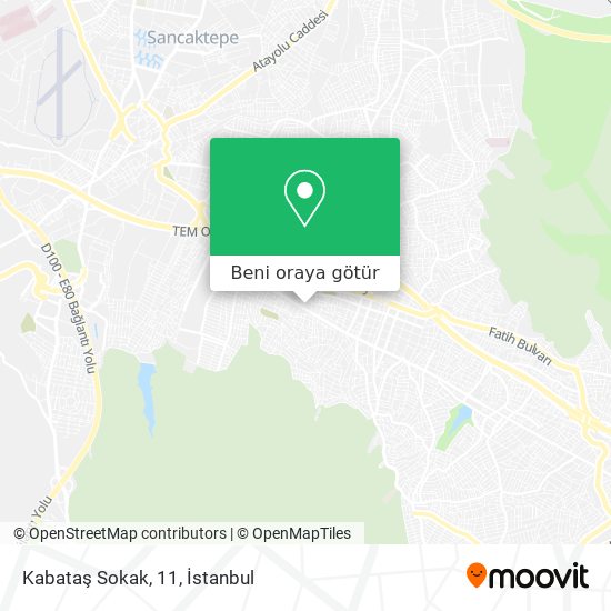 Kabataş Sokak, 11 harita