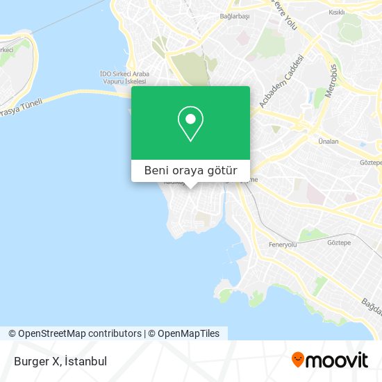 Burger X harita