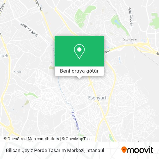Bilican Çeyiz Perde Tasarım Merkezi harita