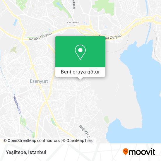 Yeşiltepe harita