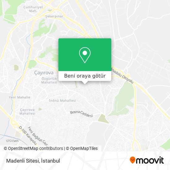 Madenli Sitesi harita