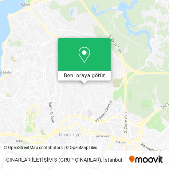 ÇINARLAR İLETİŞİM 3 (GRUP ÇINARLAR) harita