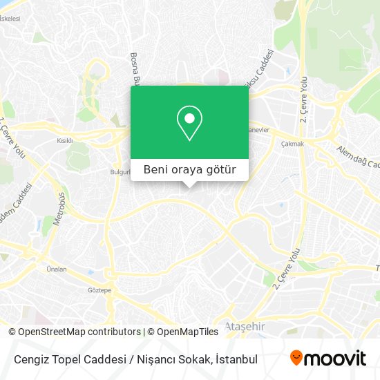 Cengiz Topel Caddesi / Nişancı Sokak harita