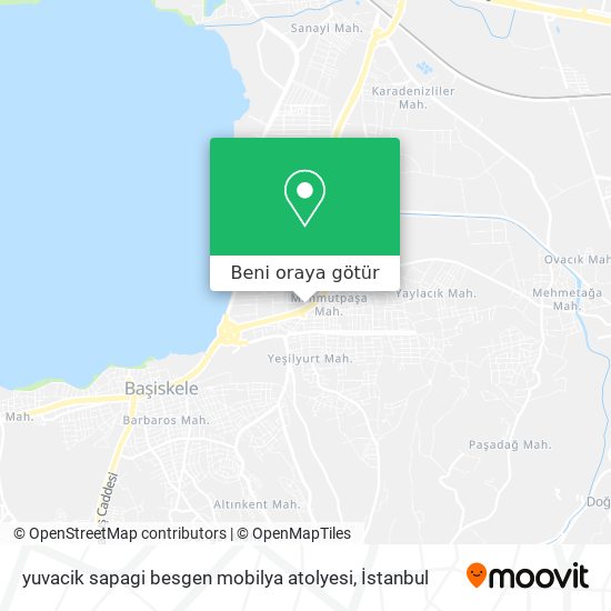 yuvacik sapagi besgen mobilya atolyesi harita