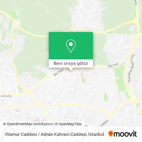 Ihlamur Caddesi / Adnan Kahveci Caddesi harita