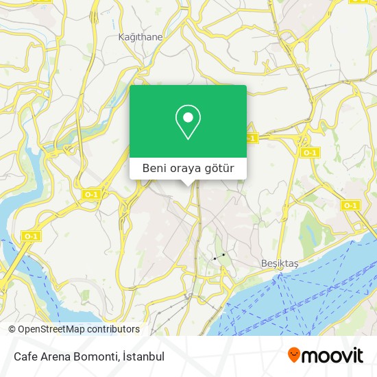 Cafe Arena Bomonti harita