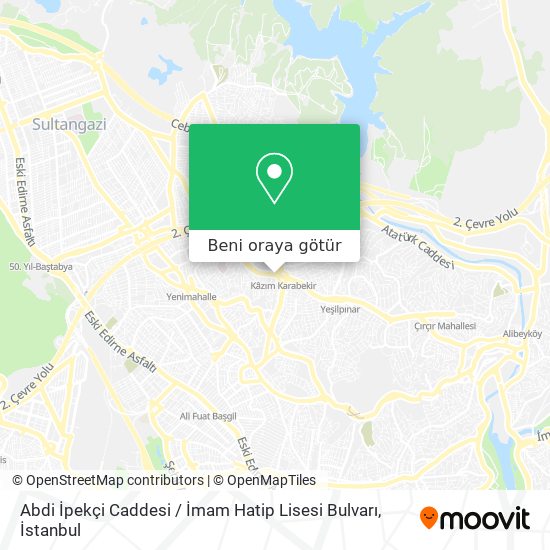 Abdi İpekçi Caddesi / İmam Hatip Lisesi Bulvarı harita