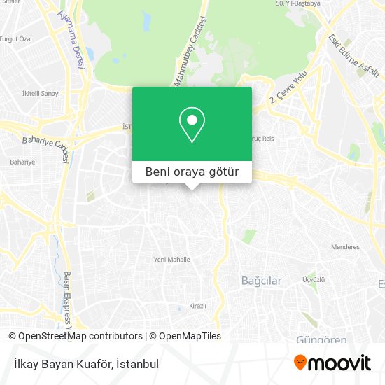 İlkay Bayan Kuaför harita