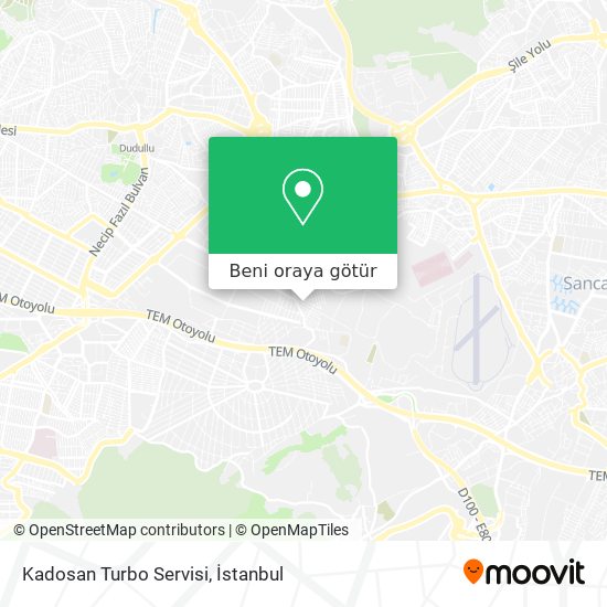 Kadosan Turbo Servisi harita