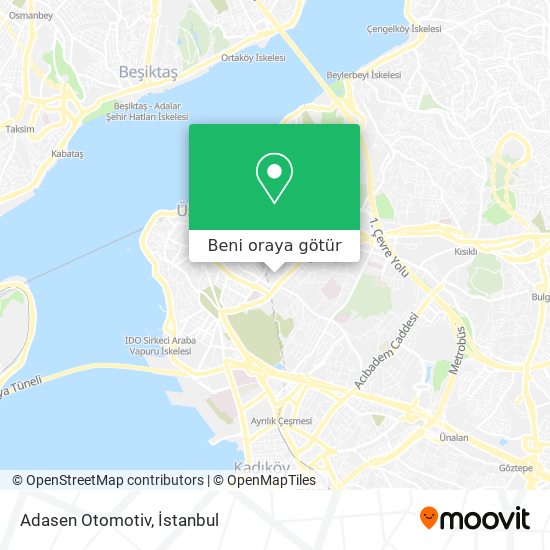 Adasen Otomotiv harita