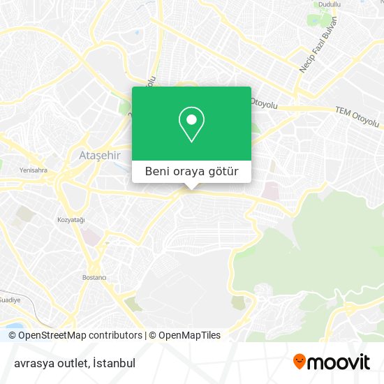 avrasya outlet harita