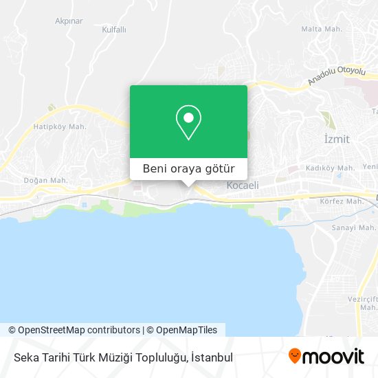 Seka Tarihi Türk Müziği Topluluğu harita