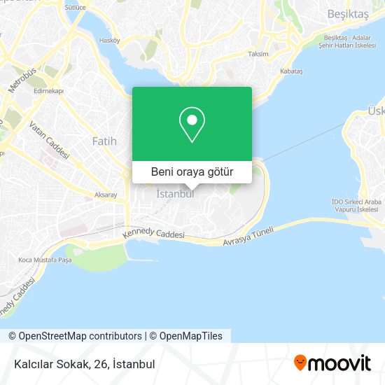 Kalcılar Sokak, 26 harita