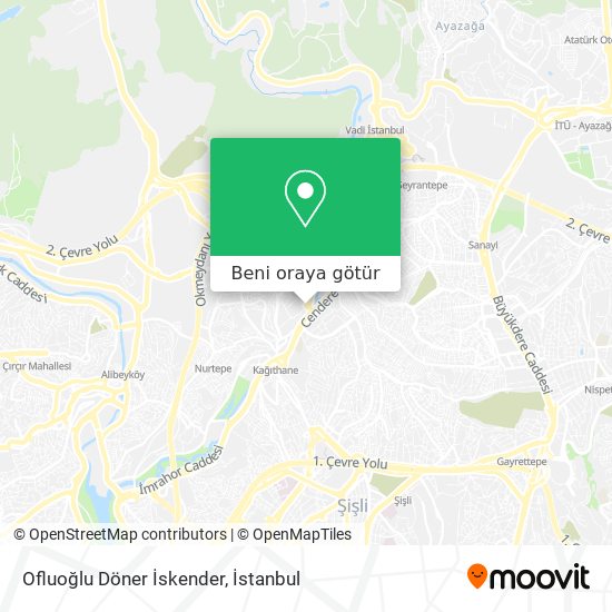 Ofluoğlu Döner İskender harita