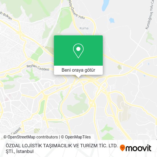 ÖZDAL LOJİSTİK TAŞIMACILIK VE TURİZM TİC. LTD. ŞTİ. harita