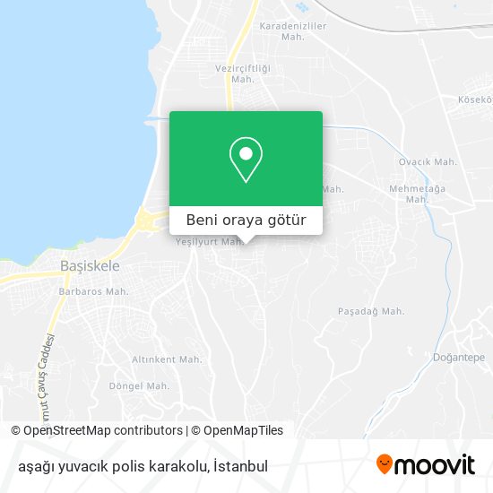 aşağı yuvacık polis karakolu harita
