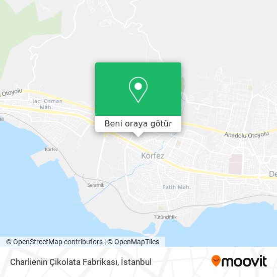 Charlienin Çikolata Fabrikası harita