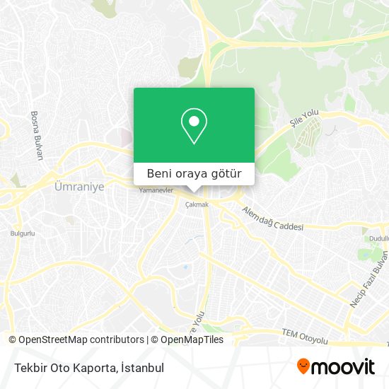 Tekbir Oto Kaporta harita