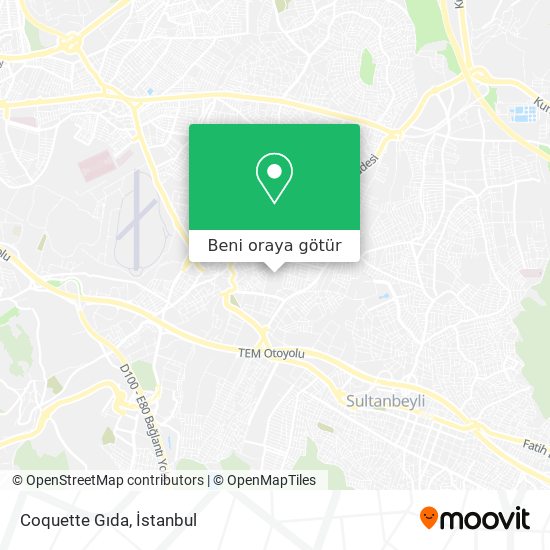 Coquette Gıda harita