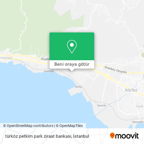 türköz petkim park ziraat bankası harita