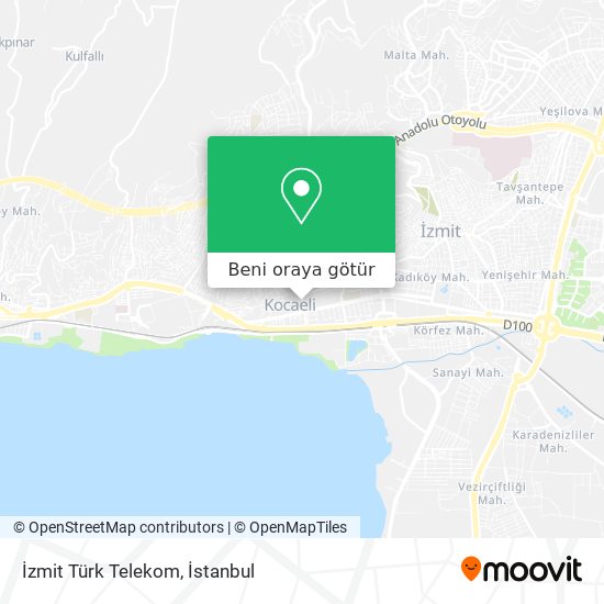 İzmit Türk Telekom harita