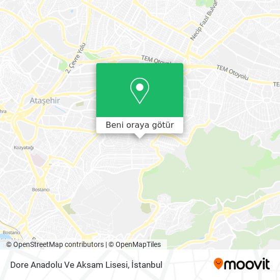 Dore Anadolu Ve Aksam Lisesi harita
