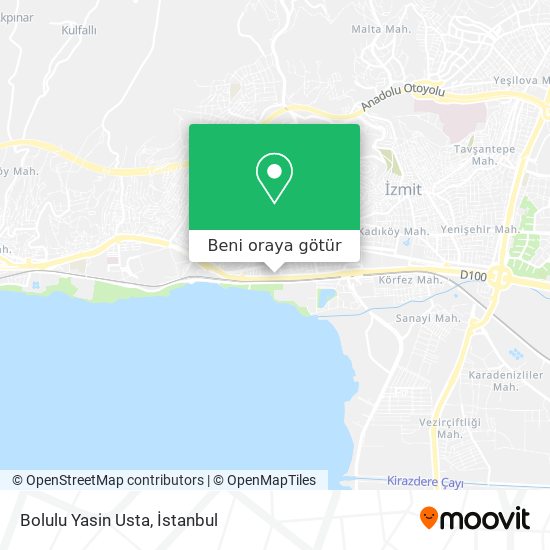 Bolulu Yasin Usta harita
