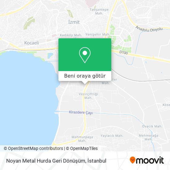 Noyan Metal Hurda Geri Dönüşüm harita