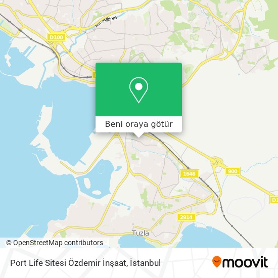 Port Life Sitesi Özdemir İnşaat harita