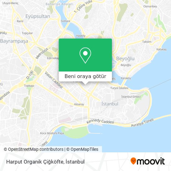 Harput Organik Çiğköfte harita