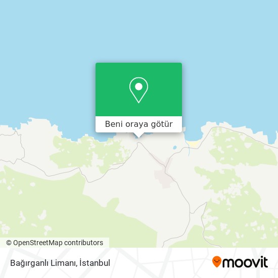 Bağırganlı Limanı harita