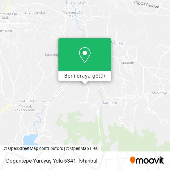 Dogantepe Yuruyuş Yolu 5341 harita