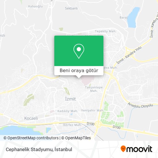 Cephanelik Stadyumu harita