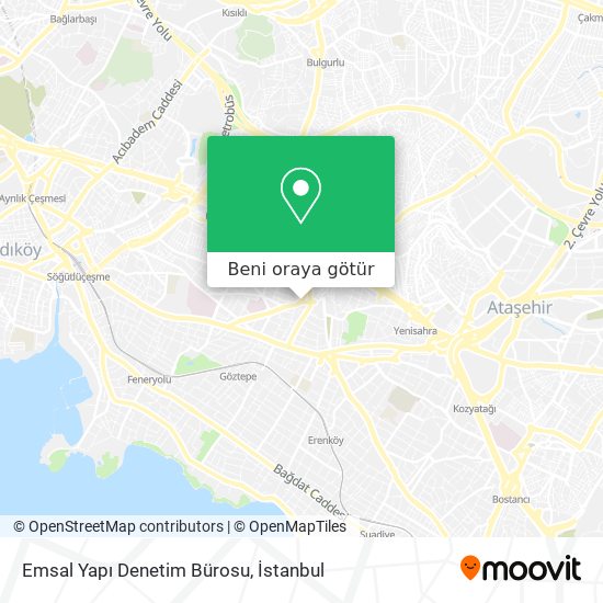 Emsal Yapı Denetim Bürosu harita