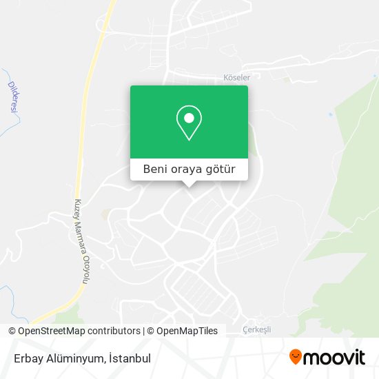Erbay Alüminyum harita