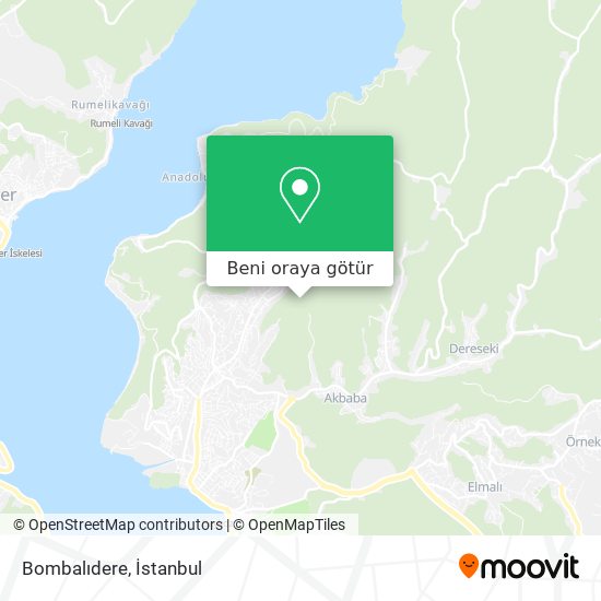 Bombalıdere harita