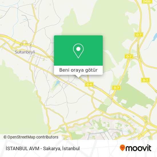 İSTANBUL AVM - Sakarya harita