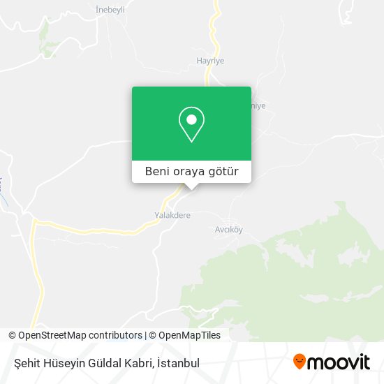 Şehit Hüseyin Güldal Kabri harita