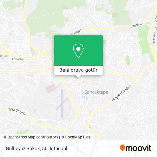 Gülbeyaz Sokak, 50 harita