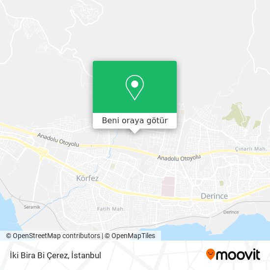 İki Bira Bi Çerez harita
