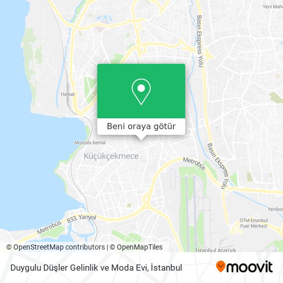 Duygulu Düşler Gelinlik ve Moda Evi harita