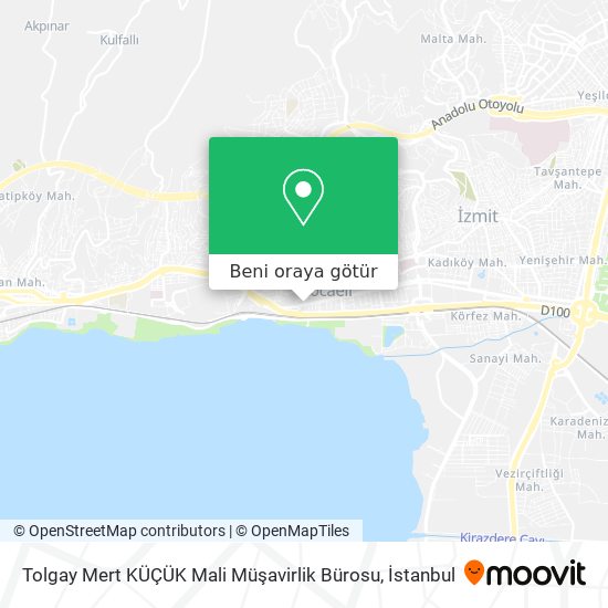 Tolgay  Mert KÜÇÜK Mali Müşavirlik Bürosu harita